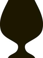 Wine glass toast icon tencil Vector illustration