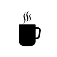 Coffee icon vector. Hot drink illustration sign. Tea symbol or logo. vector