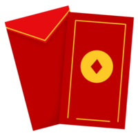Chinese new year red pocket png