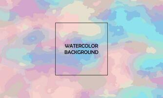 watercolor gradient mesh blur background with pastel, colorful, beauty, vector