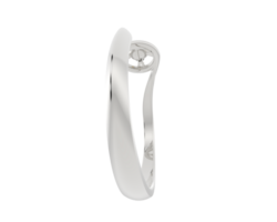 diamant bague isolé sur Contexte. 3d le rendu - illustration png