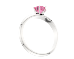 Diamond ring isolated on background. 3d rendering - illustration png