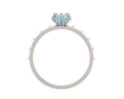 Schmuck isoliert auf Hintergrund. 3d Rendern - - Illustration png