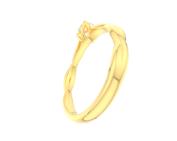 Diamond ring isolated on background. 3d rendering - illustration png