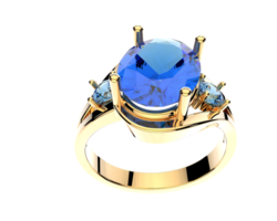 Jewelry isolated on background. 3d rendering - illustration png