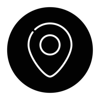 Map pointer icon. vector