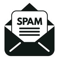 Spam media filter icon simple vector. Cloud process vector