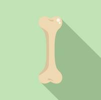 Human bone printing icon flat vector. Medical healthcare vector