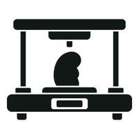 Organ science surgery icon simple vector. Computer future vector