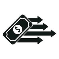 Take money cash icon simple vector. Support company vector