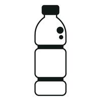 Water bottle mineral drink icon simple vector. Vending machine vector