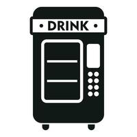 Drink container selling icon simple vector. Drinking machine vector