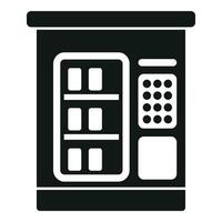 Sell juice bottle icon simple vector. Vending machine vector