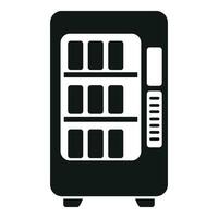 Push drink machine icon simple vector. Workplace vessel vector