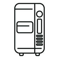 Workplace snack machine icon outline vector. Drinks bottle vector