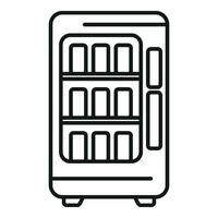 Modern vending machine icon outline vector. Drinking juice vector