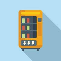 Drinking machine supply icon flat vector. Food snack vector