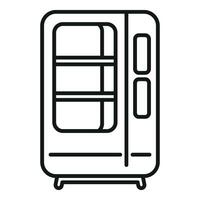 Workplace vending machine icon outline vector. Portable bottle vector