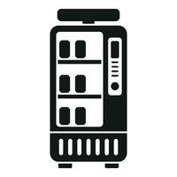 Workplace vending machine icon simple vector. Portable bottle vector