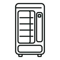 Drink container selling icon outline vector. Drinking machine vector