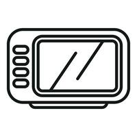 Taximeter driver tool icon outline vector. Equipment transport vector