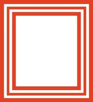 AI generated Chinese style message frame in vintage style vector