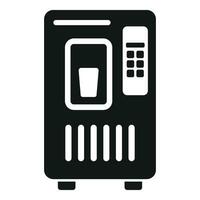 Device container food icon simple vector. Drink machine vector