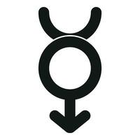 humano orgullo moverse icono sencillo vector. género identidad vector
