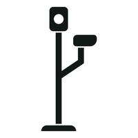 Traffic road sensor icon simple vector. Stop view control vector