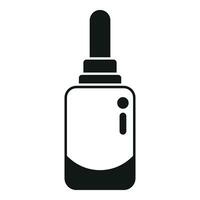 Lipstick care product icon simple vector. Care bio skin vector