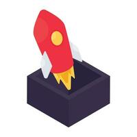 Perfect design icon of startup vector