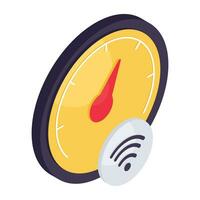 Modern design icon of smart meter vector