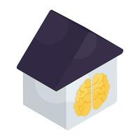 Trendy design icon of home automation vector