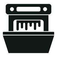 Room machine dishwasher icon simple vector. Broken appliance vector