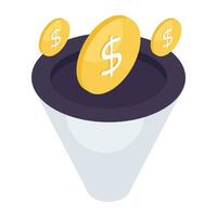 Perfect design icon of sales funnel vector