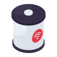 A perfect design icon of smart speaker vector