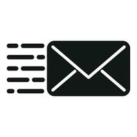 Fast envelope delivery icon simple vector. Velocity work online vector