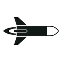 Fast rocket icon simple vector. Velocity boost vector