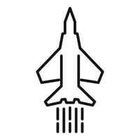 Fast speed airplane icon outline vector. Pace panel vector