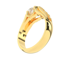 Jewelry isolated on background. 3d rendering - illustration png