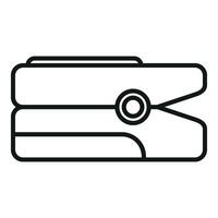 Palpitating check equipment icon outline vector. Person sick vector