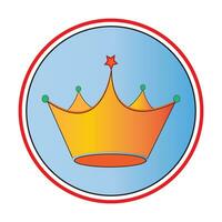 crown icon logo vector design template