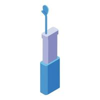 Medical teeth irrigator icon isometric vector. Dental home vector