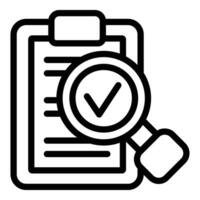 Search dialect app icon outline vector. Mobile case vector