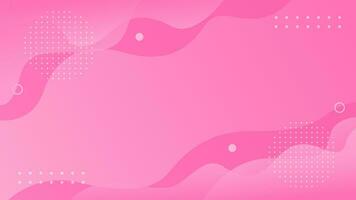Pink soft abstract vector background. Wavy and fluid gradient elements. Dynamic shape composition