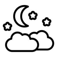 Good health sleep icon outline vector. Choice balance vector