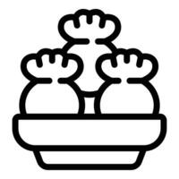 Georgian food cook icon outline vector. Variety filled vector