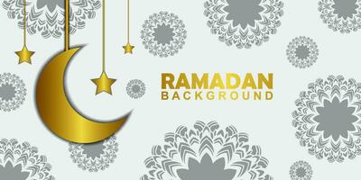 Ramadan Kareem Background Design. Greeting Cards, Banners, Posters. Vector Illustration.