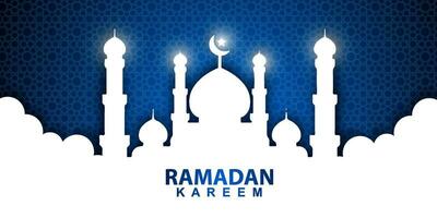 Ramadan Kareem Background Design. Greeting Cards, Banners, Posters. Vector Illustration.