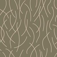 Seamless pattern of wavy lines, noodles vector repeating pattern